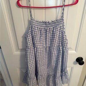 Blue Gingham Sundress
